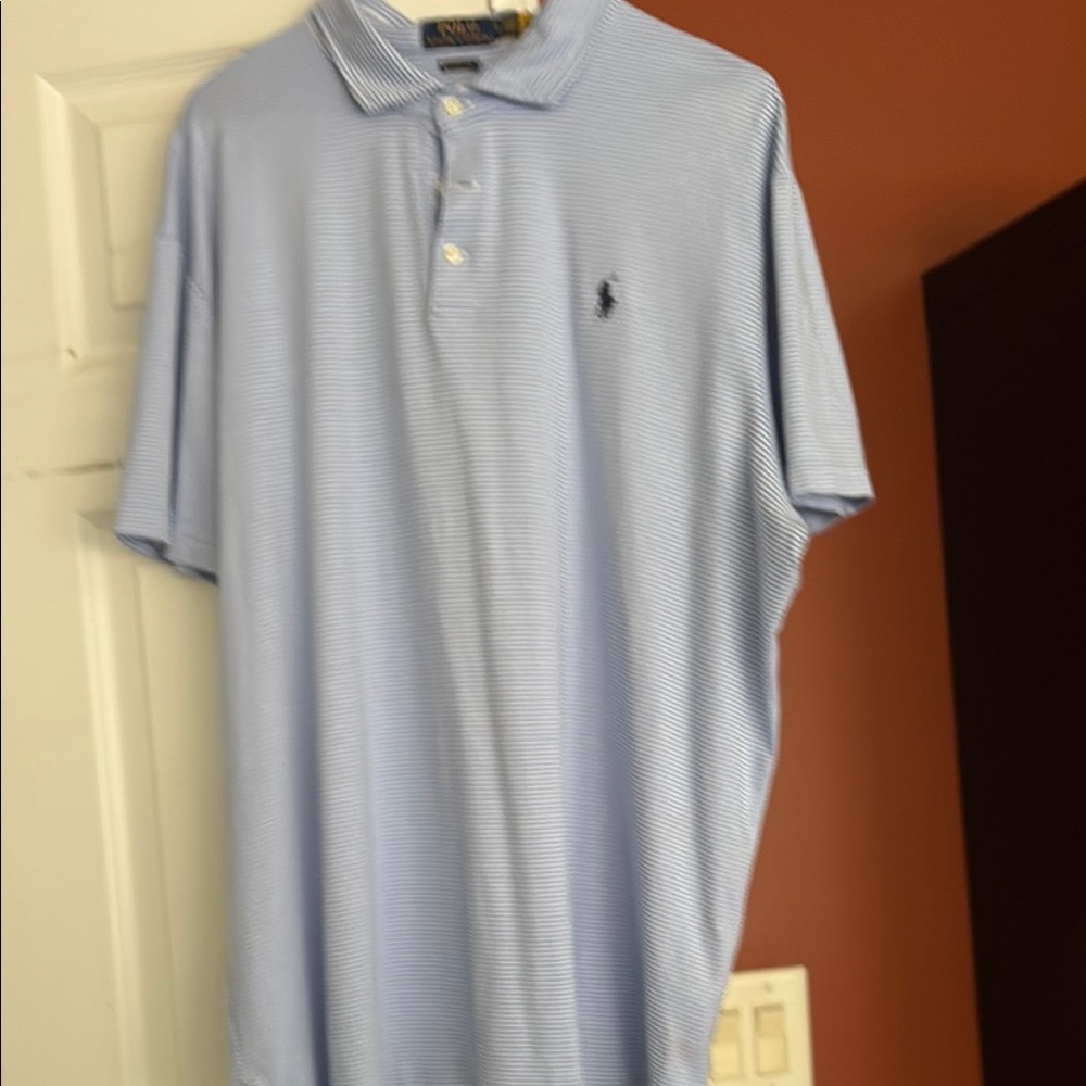 Polo by Ralph Lauren Blue Knit Polo Shirt